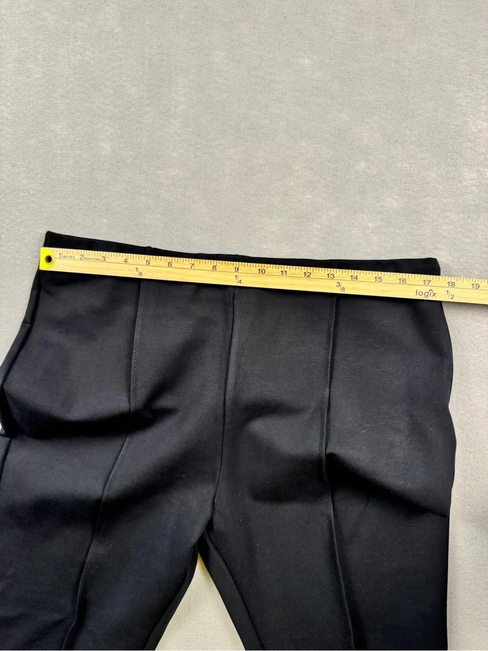 Vineyard Vines Navy Blue Ponte Knit Ankle Pintuck Pants Women Size XL Classic